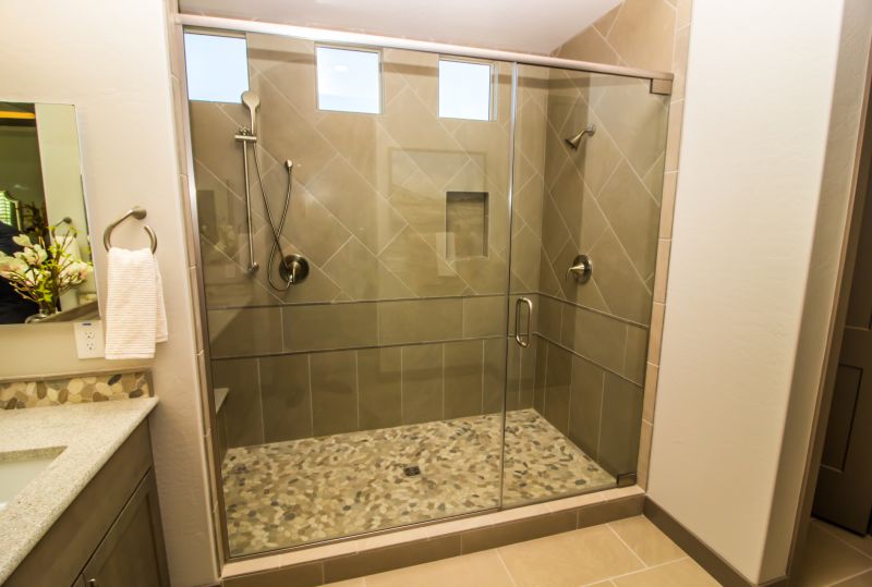 Glass Block Shower Walls